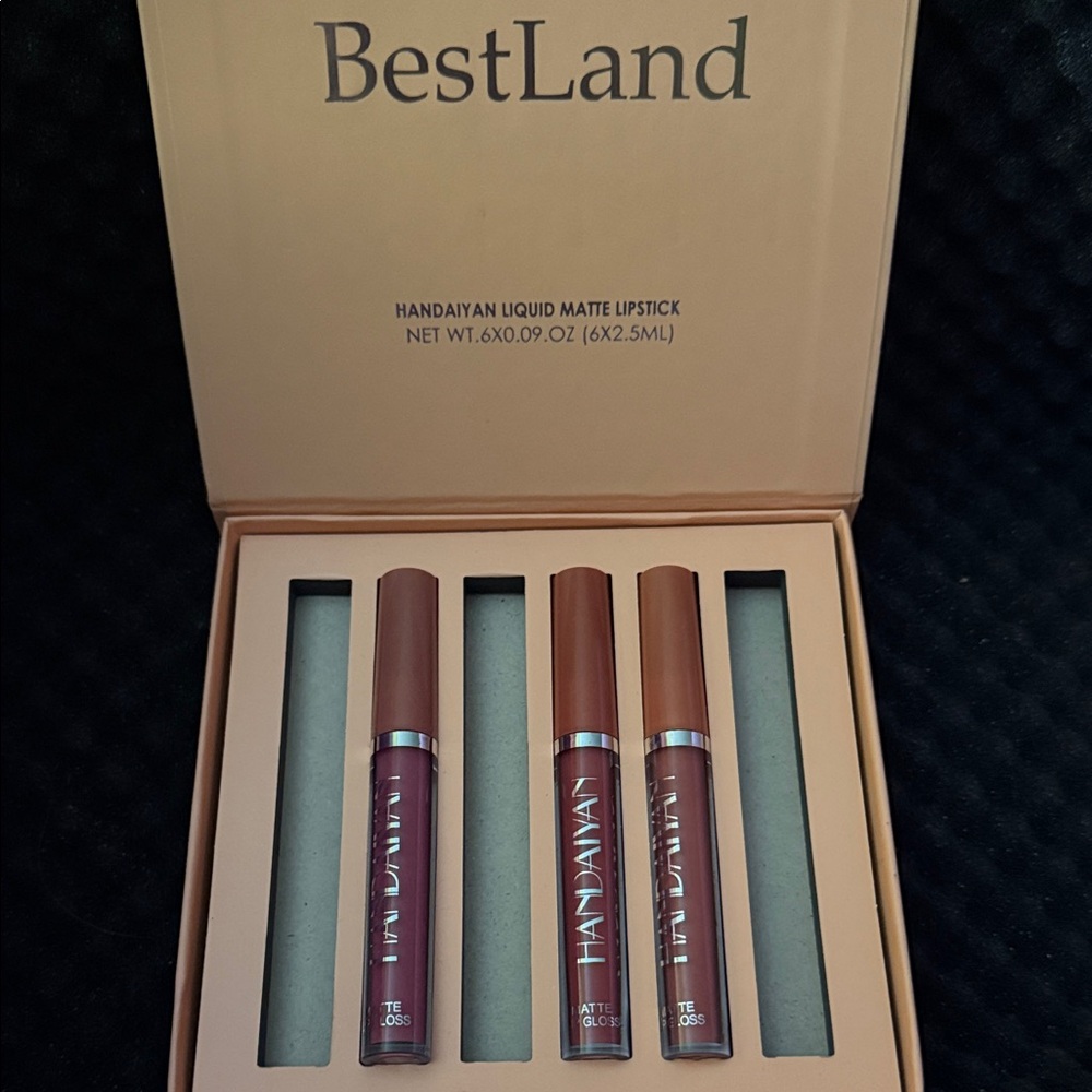 Handaiyan Liquid Matte Lipstick Set - Brown Shades  NWOT